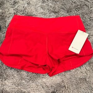 lululemon athletica Women's Red Shorts {NWT}